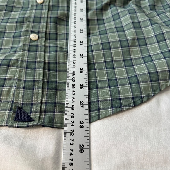UNTUCKit Men's Slim Fit Green Plaid‎ Long Sleeve Button Shirt St. Patrick Day M - Picture 12 of 14